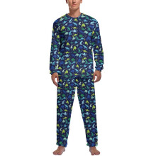 Camouflage Dinosaur Pajamas Abstract Animal Room Sleepwear Man 2 Piece Pattern Long Sleeves Lovely Pajama Sets