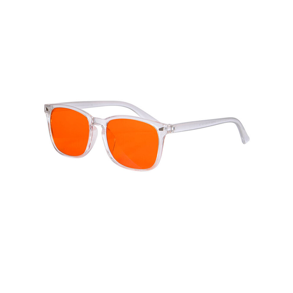 SHINU Computer glasses man light glasses Orange lenses clear lens gaming eyeglasses prescirption mens glasses