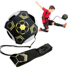 Football Kick Trainer Belt – Adjustable Nylon Soccer Ball Belt for All Ages, 33–39 Inch Waist, 6–18 ft Cord, 5-Jaw Grip