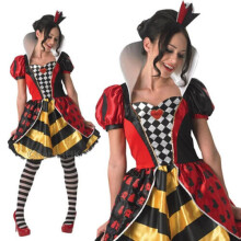 Rubie's Alice in Wonderland Red Queen Ladies Costume Fancy Dress Large