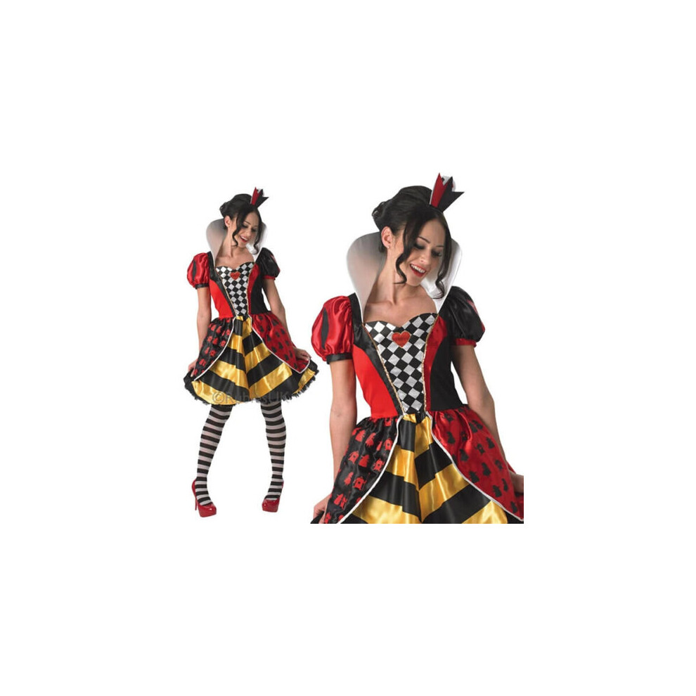 Rubie's Alice in Wonderland Red Queen Ladies Costume Fancy Dress Large