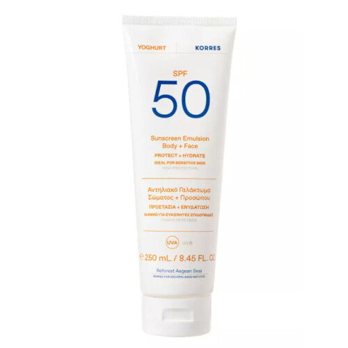Korres KORRES YOGHURT Sunscreen Body + Face Lotion SPF50  - 250ml