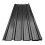 Living And Home (Black) Set of 12 Steel Corrugated Roofing Sheet T 0.27mm 115cm L x 45cm W 2