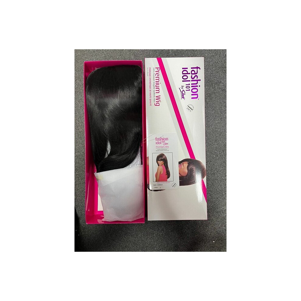 Sleek Unisex Multicoloured (2Dark Brown)Sleek Candace Fashion Idol 101 Premium Synthetic Wig