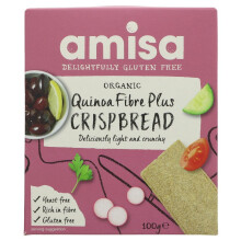 Amisa Crispbread - Quinoa Fibre Plus 100g ( Pack of 12 )