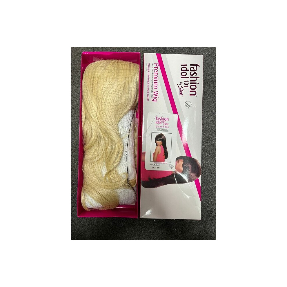 Sleek Unisex Multicoloured (613 Light Blonde)Sleek Candace Fashion Idol 101 Premium Synthetic Wig