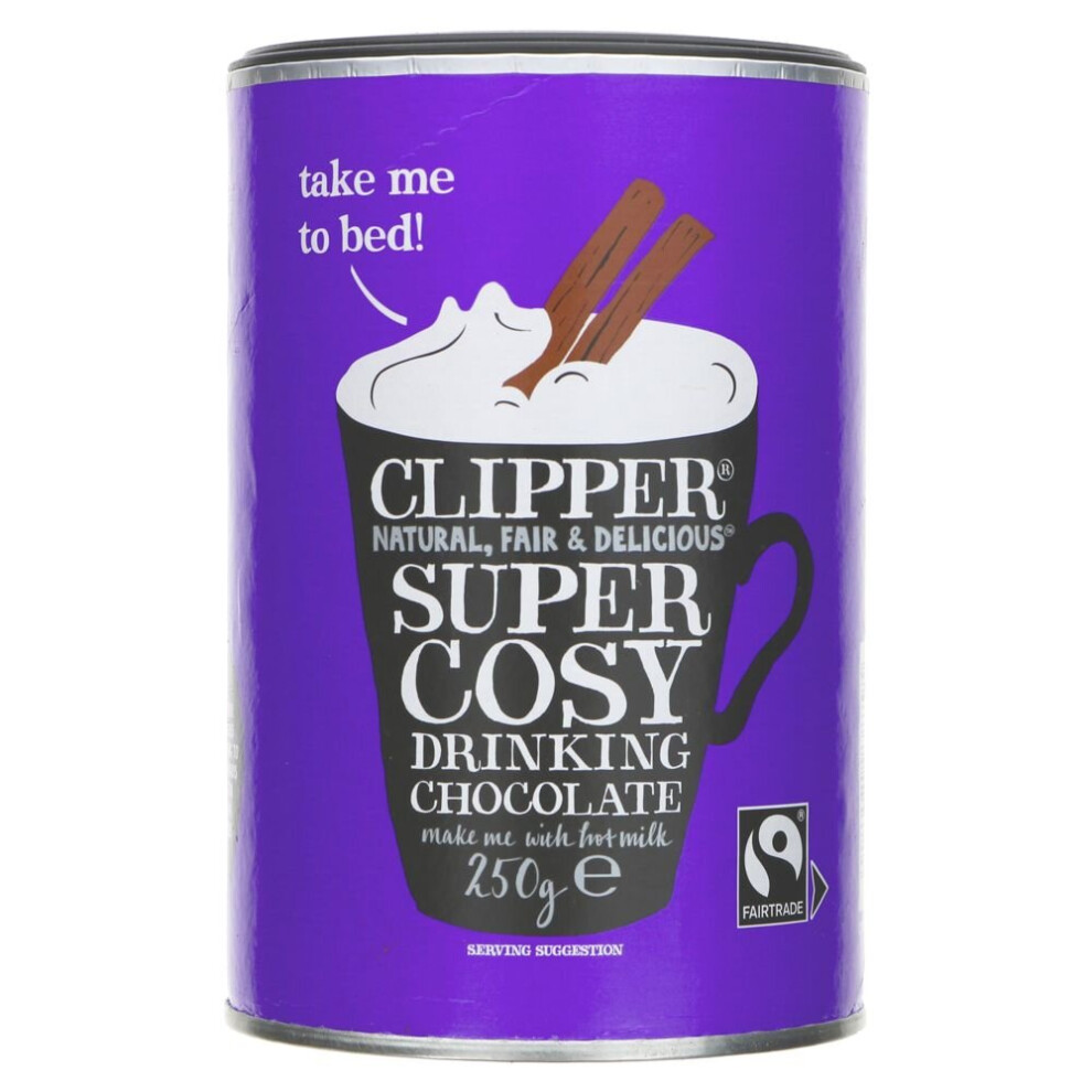 Clipper Drinking Chocolate 250g ( Pack of 12 )