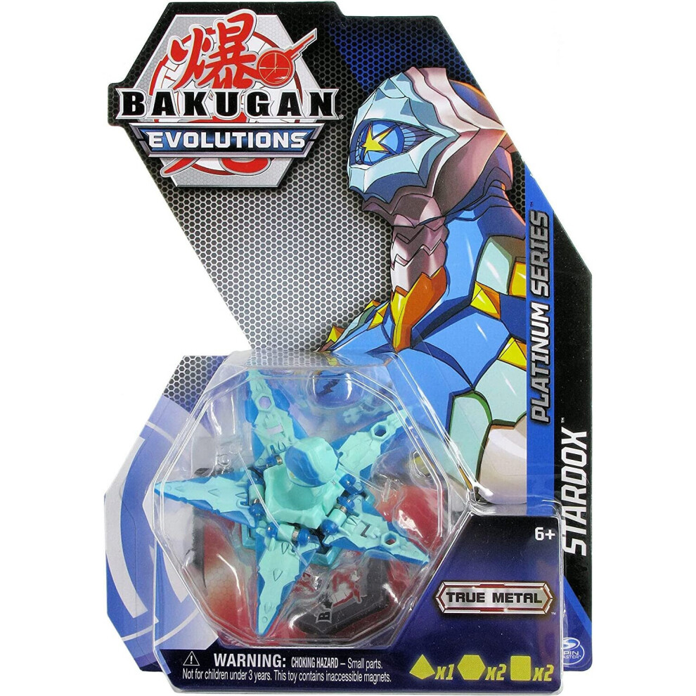 Spin Master Bakugan Evolutions 2022 Platinum Series Die-Cast Geogan Aquos Stardox