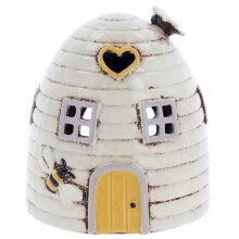 (Cream) Village Pottery Beehive Dome Tealight Holder
