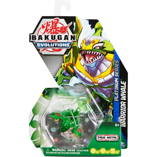 Spin Master Bakugan Evolutions 2022 Platinum Series Die-cast Ventus Warrior Whale