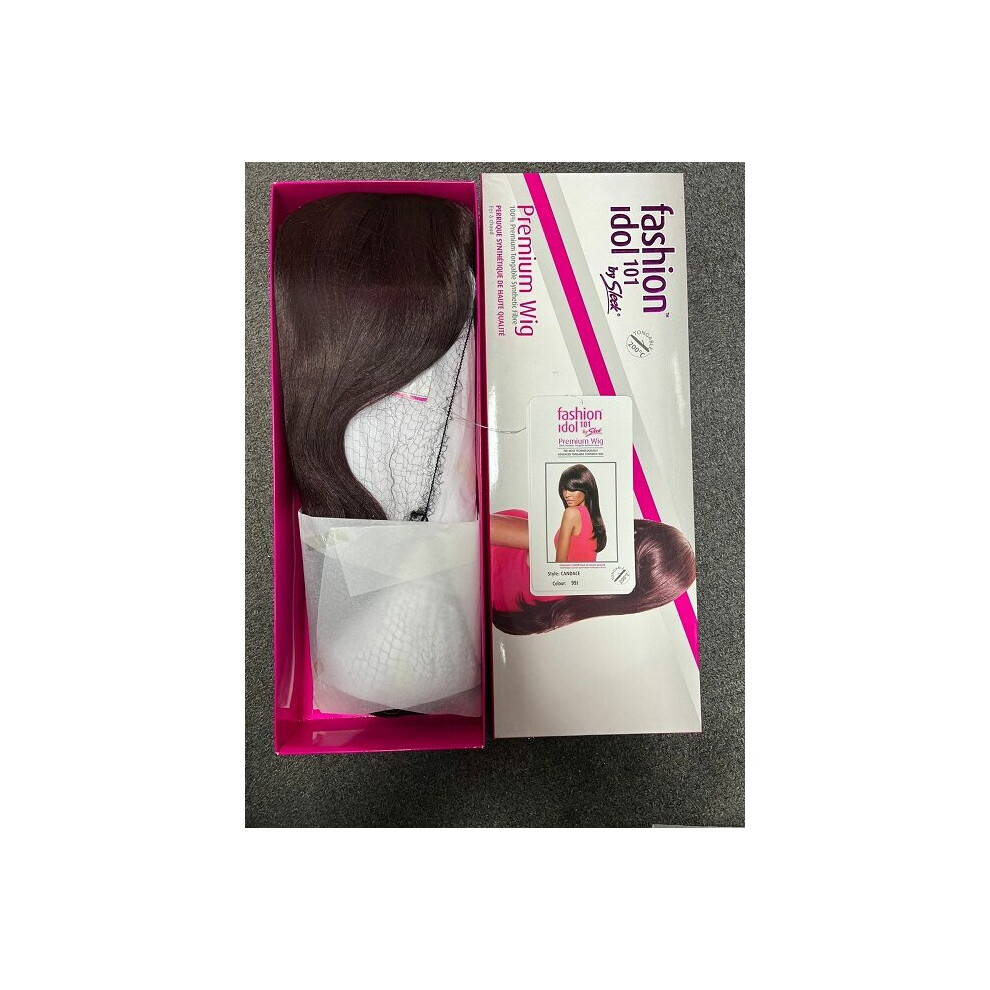 Sleek Unisex Multicoloured (99J Dark Plum)Sleek Candace Fashion Idol 101 Premium Synthetic Wig