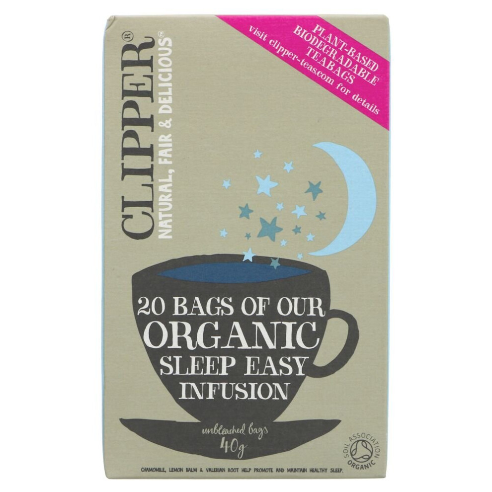 Clipper Organic Sleep Easy 20 bags ( Pack of 12 )