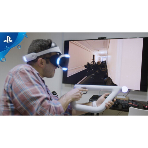 Refurbished Playstation PSVR Headset - Camera - 2 Aim controllers & Games  PS4 - PlayStation 4 2