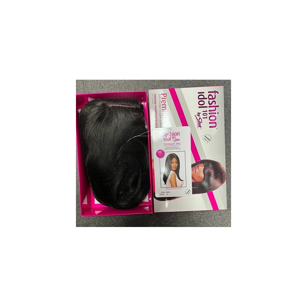 Sleek Unisex Multicoloured (4Medium Brown)Sleek Iman Synthetic Lace Parting Wig Gorgeous