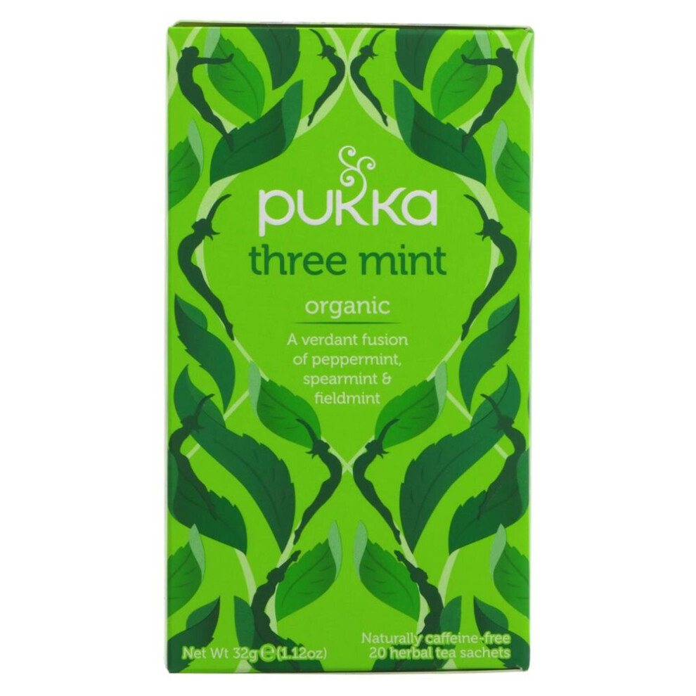 Pukka Three Mint 20bags ( pack of 12 )