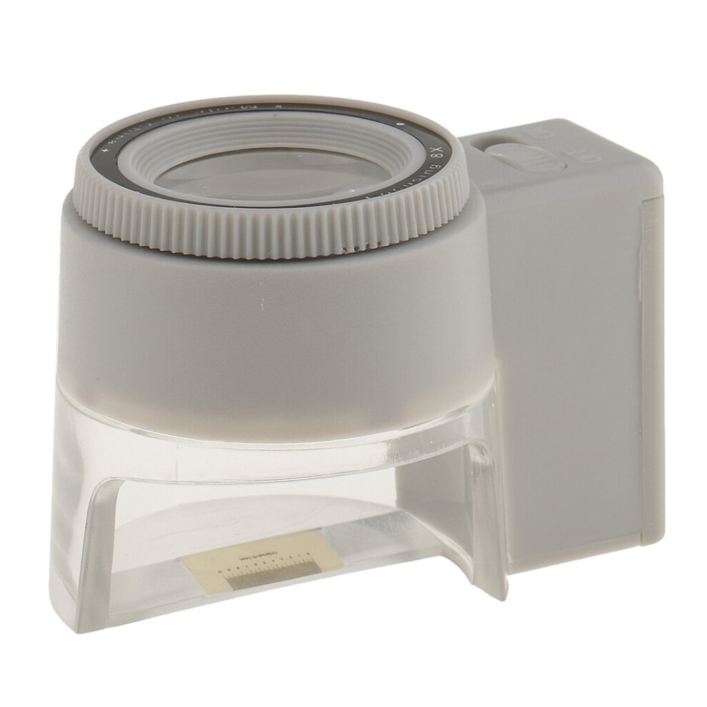 Jewelry Loupe With Scale LED Light Magnifier Magnifying Glass Foldable Portable Loupe Magnifier Jewelry Tool