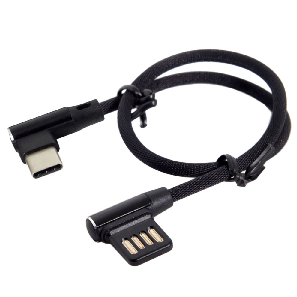 Usb-C 3.1 Type-C To Left Right Angled Usb 2.0 Data Cable With Sleeve For & Phone 15Cm 885487029122