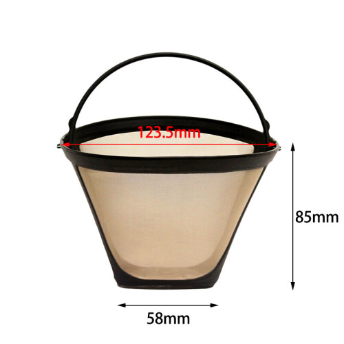 Reusable Cone Style Replacement Coffee Filter Replaces Your Permanent Coffee Filter for Machines and 1