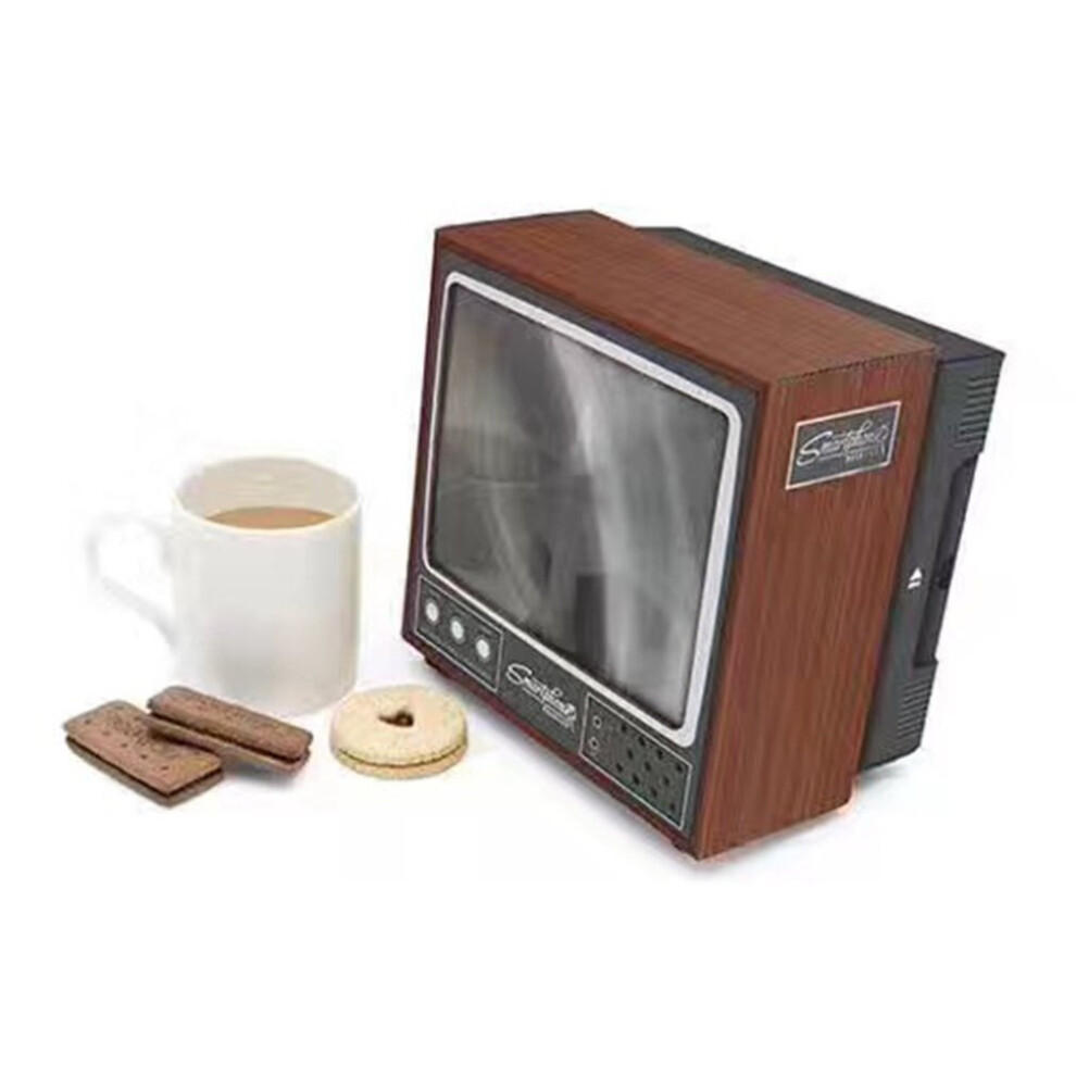 Retro Tv Phone Screen Video Diy Enlarger Amplifier Magnifier Retro Tv Appearance 3D Phone Screen Magnifier Stereoscopic#Y30 885487042268