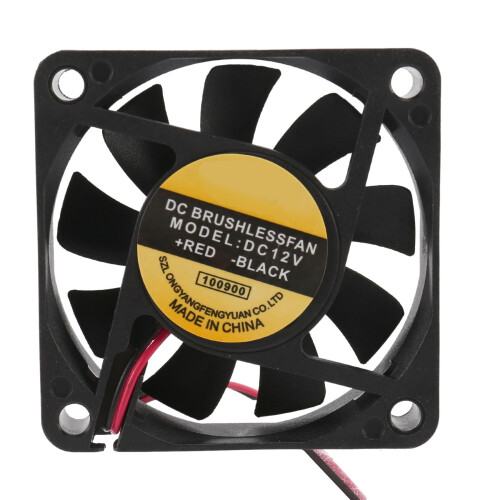 DC 12V 2Pins Cooling Fan 60mm x 15mm for PC Computer Case CPU Cooler 2