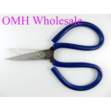 OMH 15.5x9.6*0.75cm 97g long mouth Sharp portable steel scissors jewelry tool can office / household PJ430