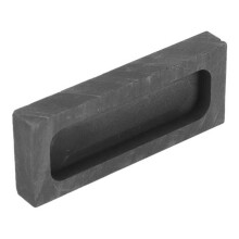 Graphite Ingot Mold Prevent Corrosion Graphite Crucible Mould Rectangular for Silver for Melting