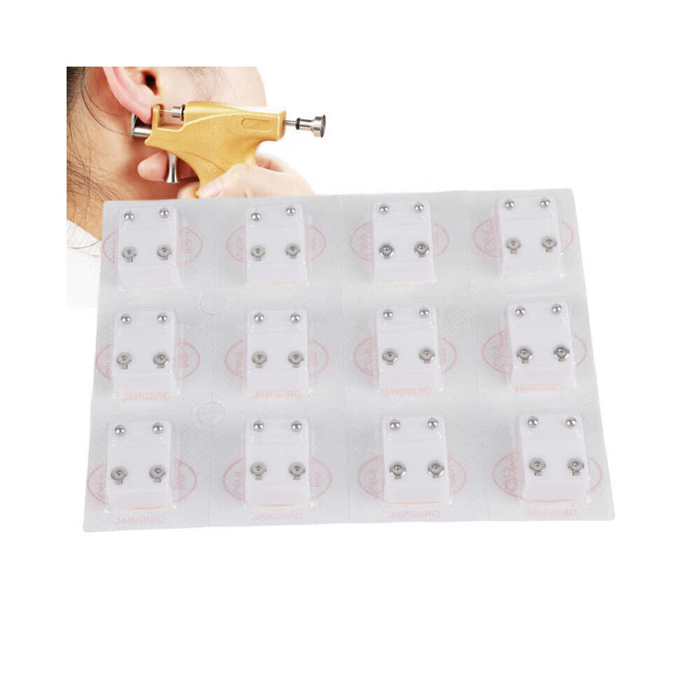 Ear Piercing Gun Ear Stud Earplug Earring Steel Safe Ear Piercing Gun Tools Kit Accessories