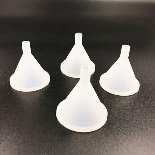10Pcs Mini Silicone Funnel for Transfer Liquid Oil Perfume Diffuser Bottle Molds