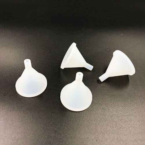 10Pcs Mini Silicone Funnel for Transfer Liquid Oil Perfume Diffuser Bottle Molds 1