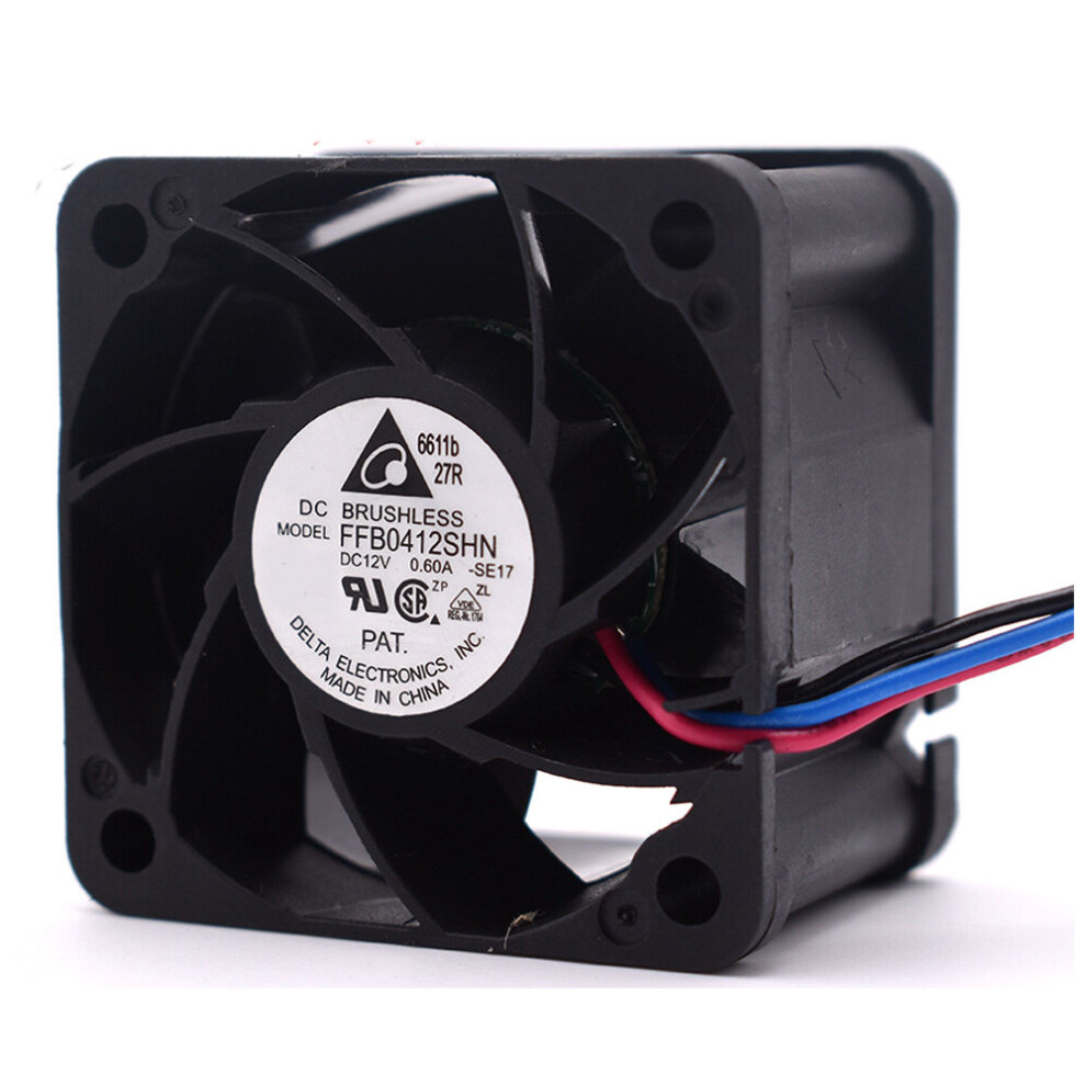 1Pcs Ffb0412shn 4028 12V 0.60A -Violent Air Flow Fan 40X40x28mm Cooler Fan For Antminer Awp8 Psu Cooling Fan 885487060644