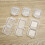 20Pcs Square Mini Clear Plastic Storage Containers Box with Lids for Small Items 62KE 5