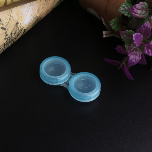 10Pcs lens L+R cases Storage Holder Soaking Container Travel Accessaries