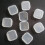 20Pcs Square Mini Clear Plastic Storage Containers Box with Lids for Small Items 62KE 2
