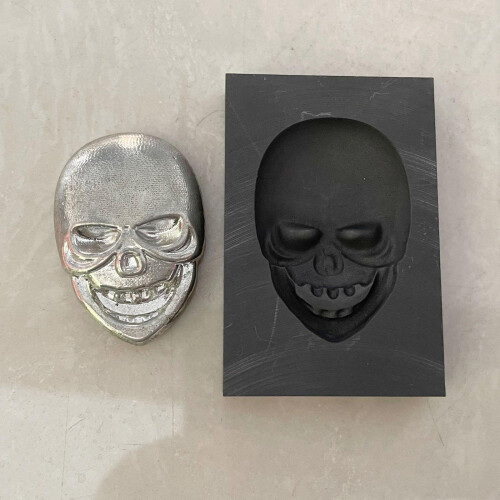 3D Ingot Skull Copper Tin Durable for Melting Casting Refining 2
