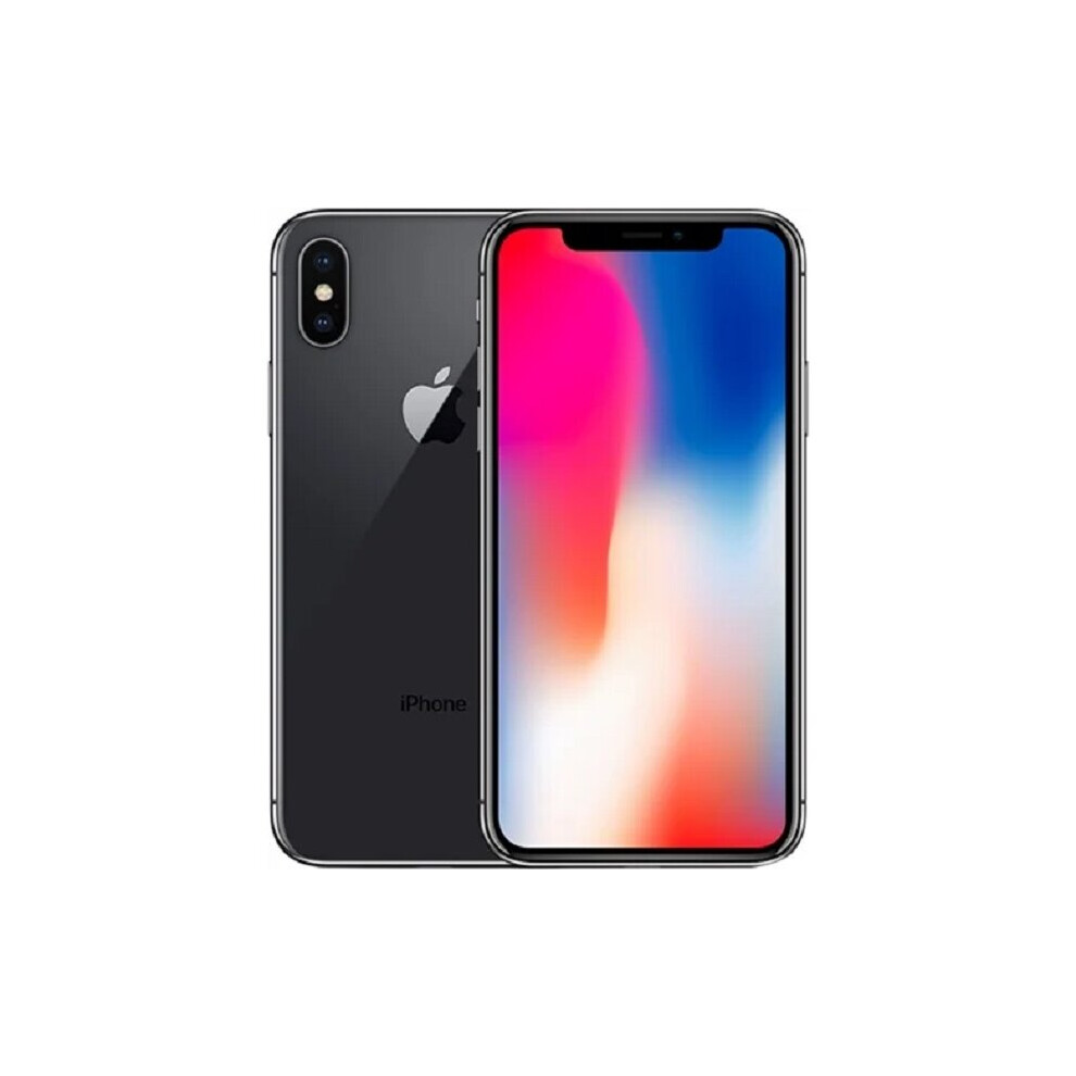 Apple iPhone X 64GB | Space Grey (Renewed)