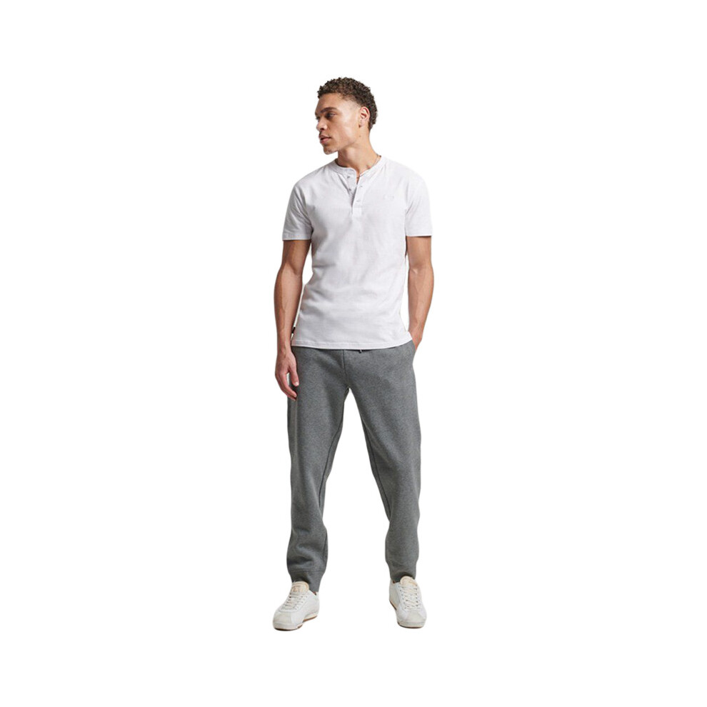 Superdry (L) Men's Vintage Logo Embroidered Joggers Grey