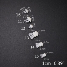 16 Pcs/set Epoxy Filling Material Crystal Ocean Resin 3D Mini Jellyfish Modeling