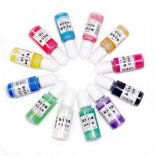 Y51E 12 Colors Epoxy Resin Dye Translucent Epoxy Resin Pigment Concentrated Epoxy Resin Paint Liquid Resin Colorant
