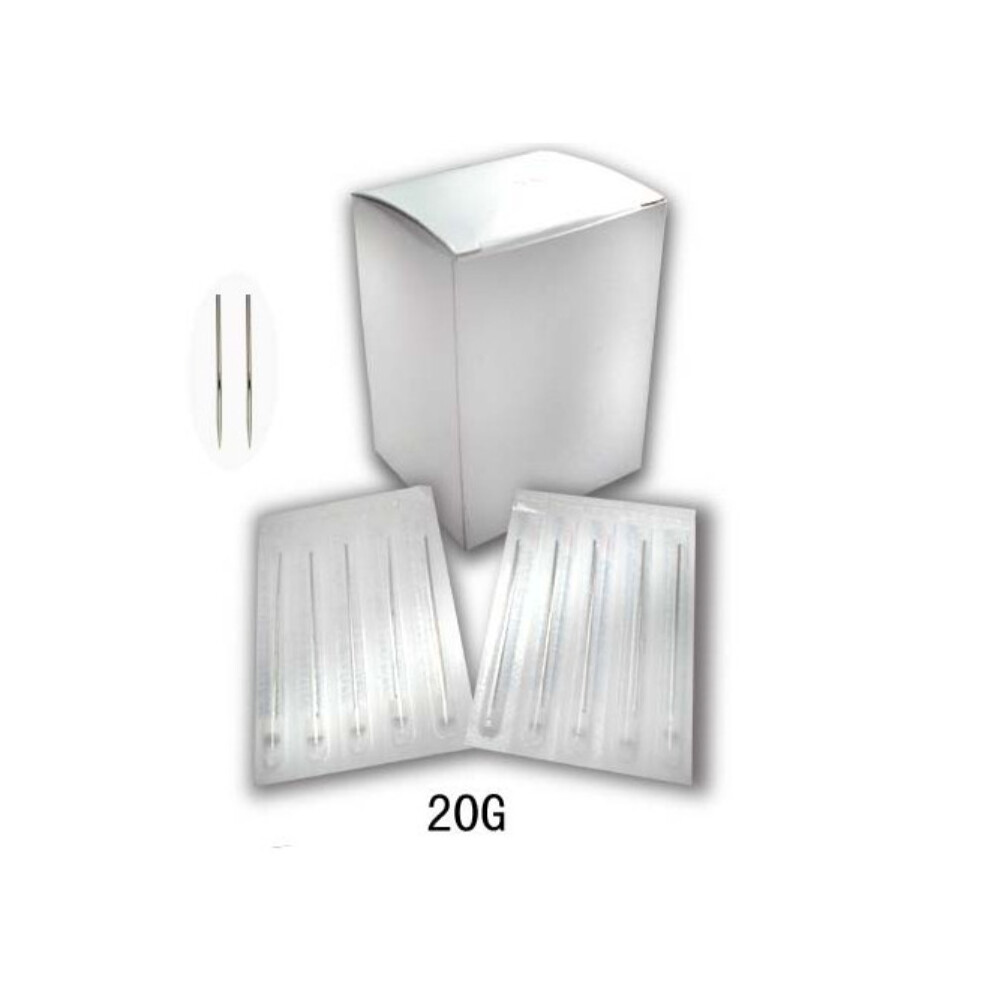 500pcs/lot Disposable Piercing Needles 18G 20G Medical Steel Sterile Body Piercing Needle Body Jewelry Tools Accessory