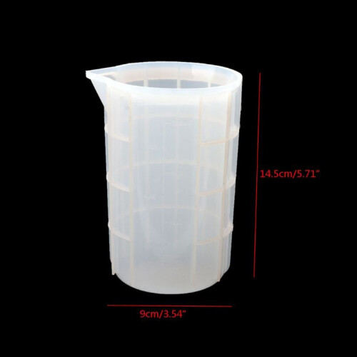 750ml Silicone Measuring Cup Epoxy Resin Cups Silicone Mixing Mold Tools 2