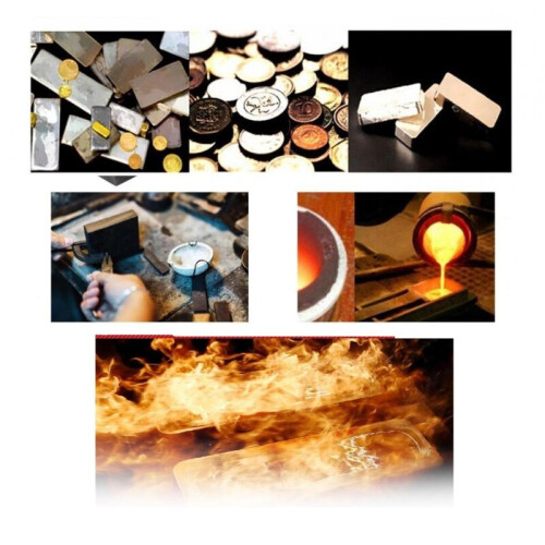 Graphite Mold Casting Graphite Trough with Handle Graphite Ingot Mold Graphite Crucible with Low Easy to Demold 2