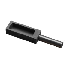 Graphite Mold Casting Graphite Trough with Handle Graphite Ingot Mold Graphite Crucible with Low Easy to Demold