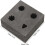 Graphite Mold Low Dust Content Thermal Stability Heart Shape Graphite Ingot Mold For Copper For Silver 6