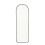 Living And Home (Black) Arch Full Length Wall Mirror 3