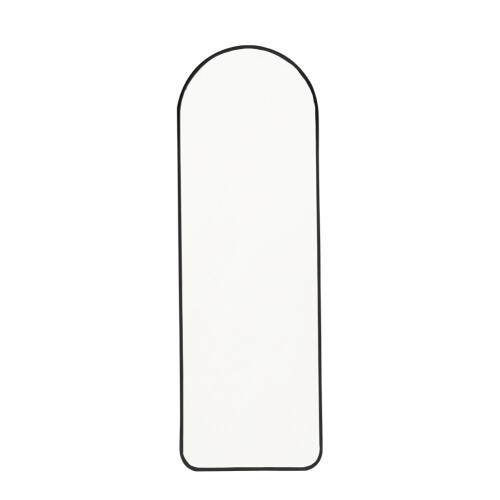 Living And Home (Black) Arch Full Length Wall Mirror 2