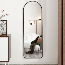 (Black) Arch Full Length Wall Mirror