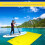 Costway 3 Layer Floating Water Mat Buoyancy Pad Swimming Pool Float Mat W/Rope 10