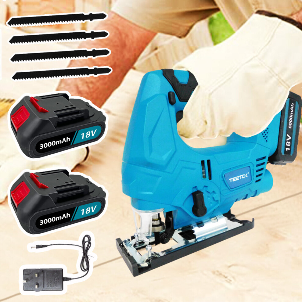 Cordless Jigsaw XVJ03Z 18V LXT +2x Battery+Charger-Makita Compatible