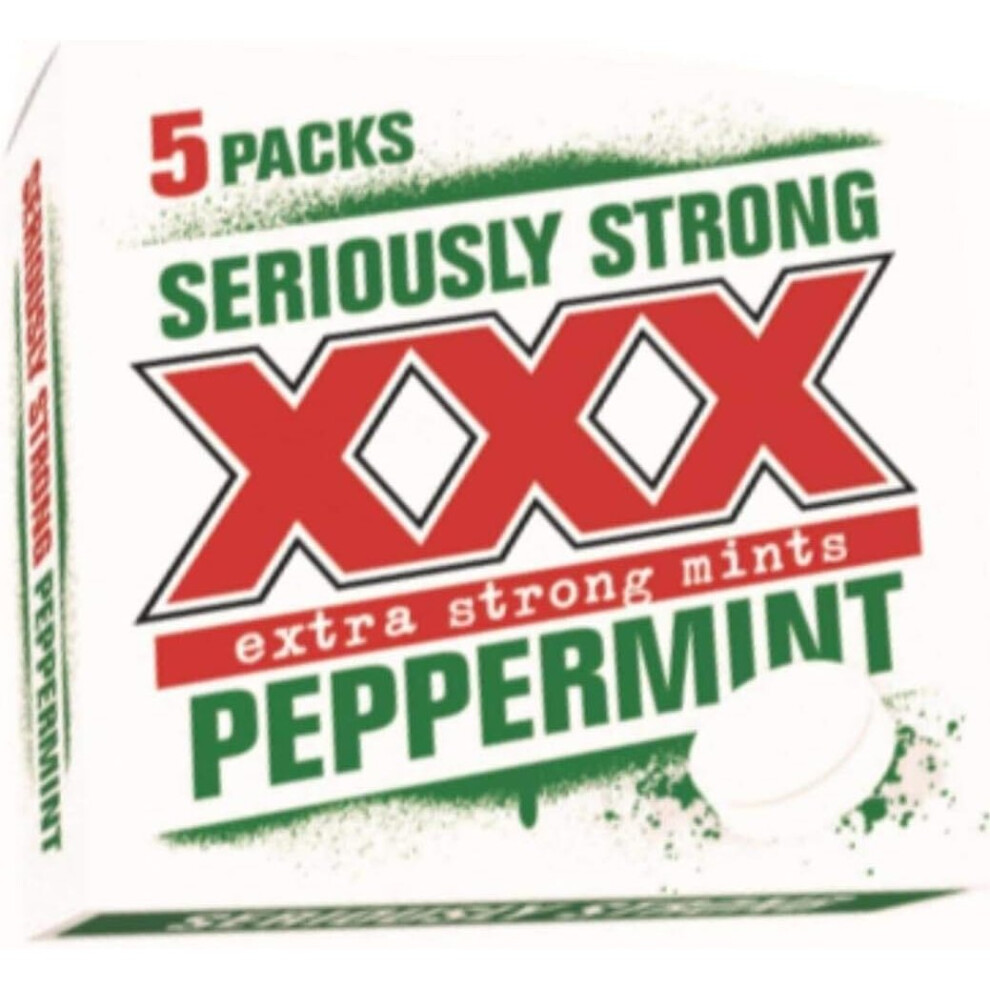 Seriously Strong XXX Extra Strong Peppermint 40.5g 5 Packs