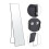 Living And Home (Black) Rectangular Full Length Mirror Freestanding Hanging Mirror 8